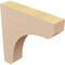 Ekena Millwork 2"W x 10"D x 10"H Thin Legacy Rough Cedar Woodgrain TimberThane Corbel, Primed Tan CORUR02X10X10LGYRCPR - alternate 5